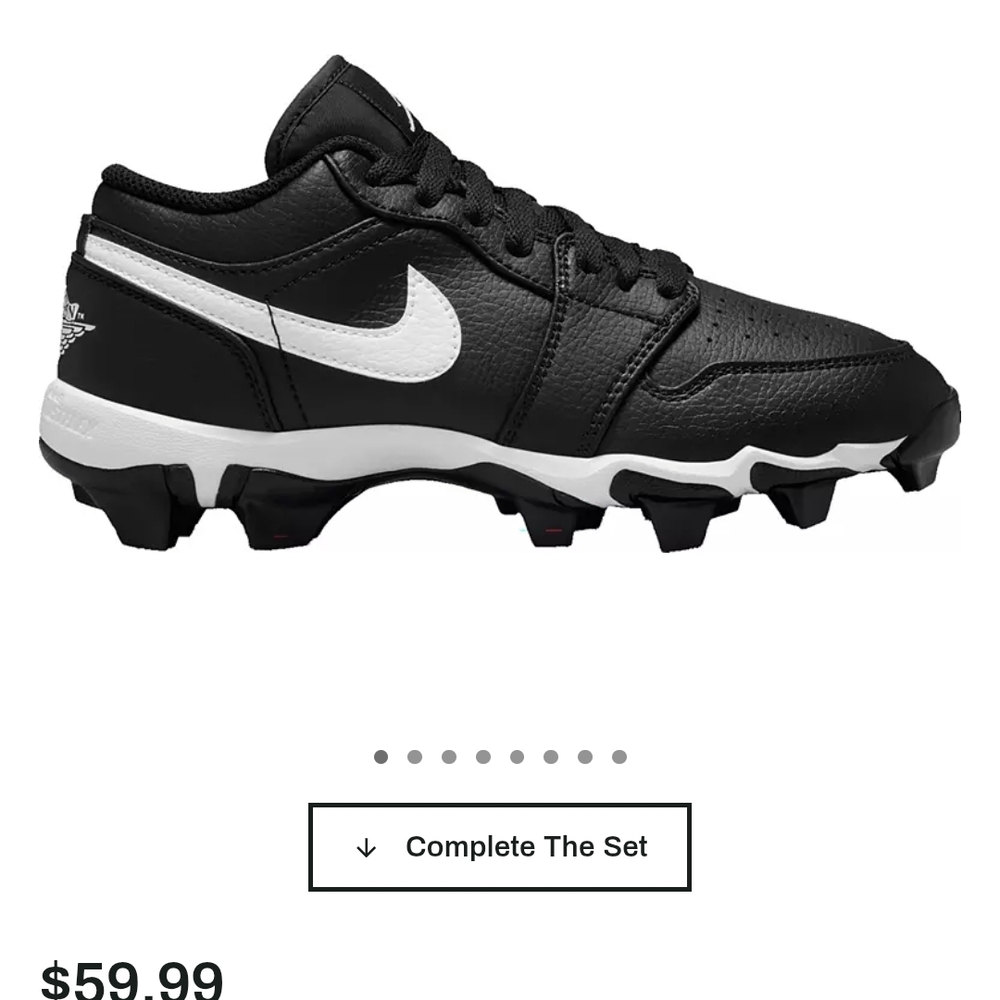 Nike Kids Black and White Multisport Cleats